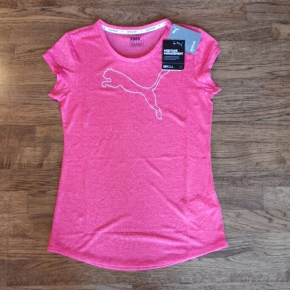 Puma Drycell Regular Fit Heathered T-shirt XS NWT…